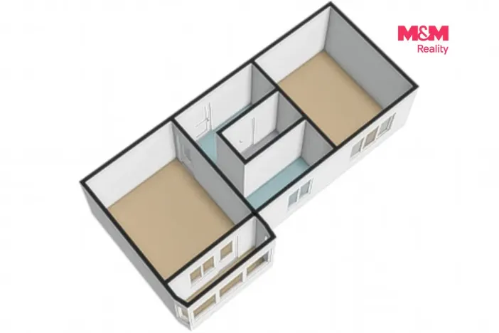 Prodej bytu 2+1, Karviná - Mizerov, Majakovského, 56 m2