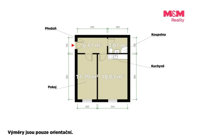 Pronájem bytu 2+kk, Sušice - Sušice II, V Drahelinkách, 40 m2