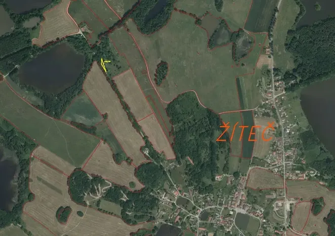 Prodej pole, Chlum u Třeboně - Žíteč, 312 m2