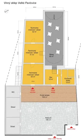Prodej zemědělského objektu, Velké Pavlovice, Trávníky, 400 m2