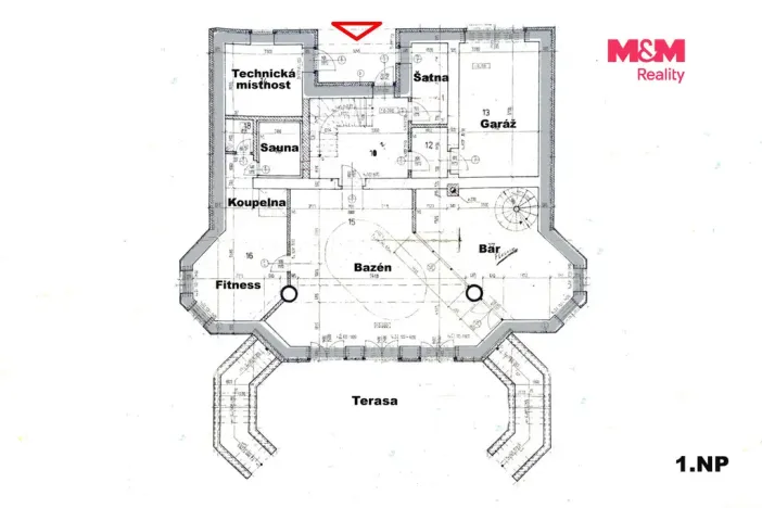 Pronájem rodinného domu, Říčany - Radošovice, Mozartova, 395 m2