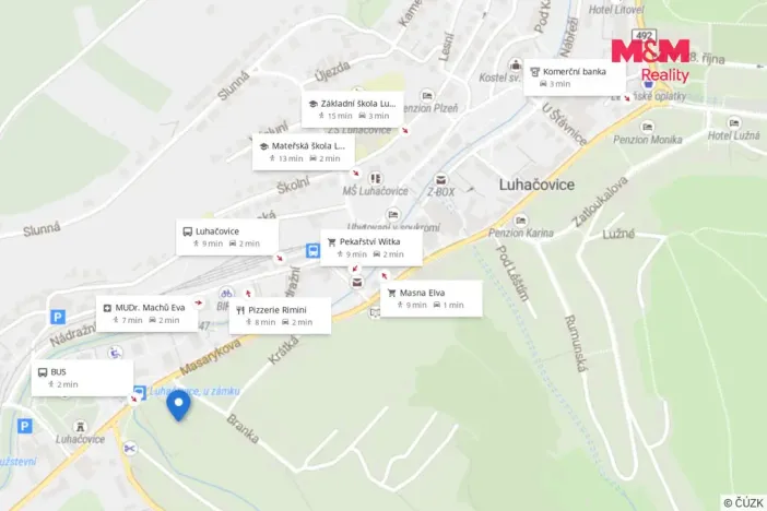 Prodej komerční nemovitosti, Luhačovice, Masarykova, 180 m2