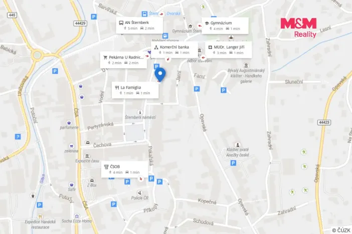 Pronájem bytu 2+1, Šternberk, Radniční, 63 m2