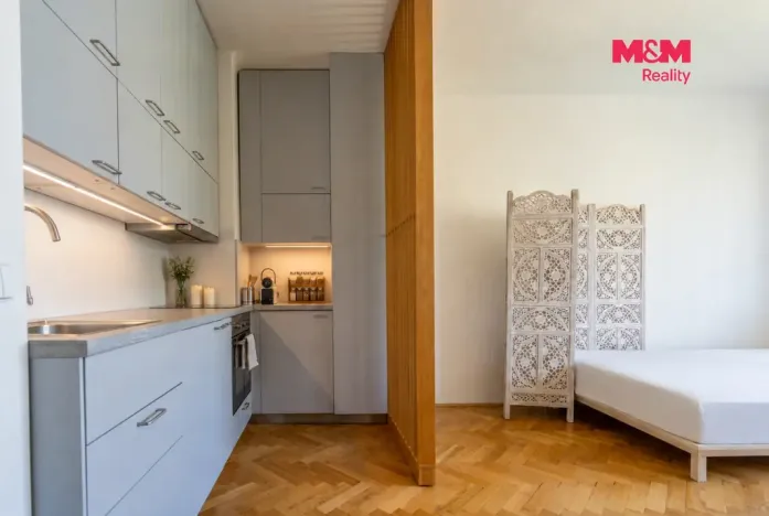 Prodej bytu 1+kk, Praha - Vršovice, V olšinách, 30 m2