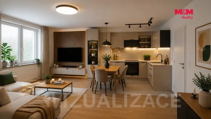 Prodej bytu 2+kk, Milovice, Mírová, 42 m2
