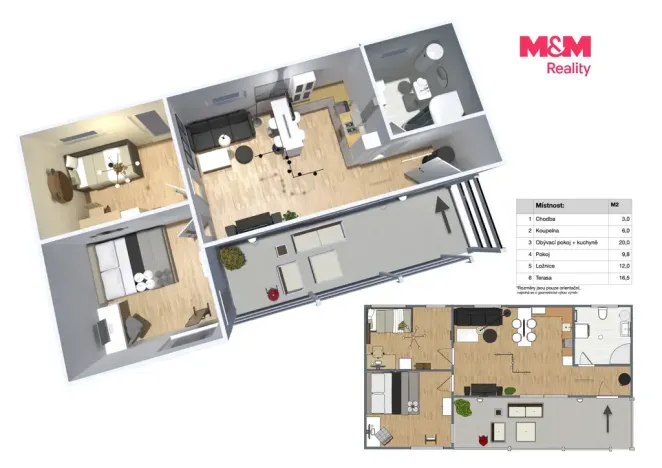 Prodej rodinného domu, Lovosice, Lovošská, 66 m2