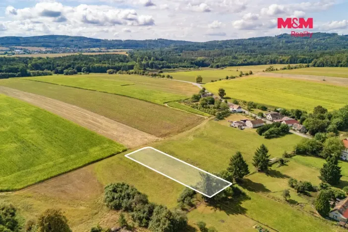 Prodej pozemku pro bydlení, Albrechtice nad Vltavou - Údraž, 2696 m2