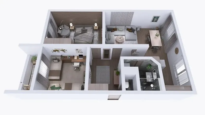 Prodej bytu 3+1, Břidličná, Dlouhá, 75 m2