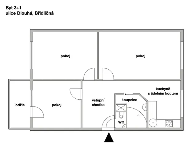 Prodej bytu 3+1, Břidličná, Dlouhá, 75 m2