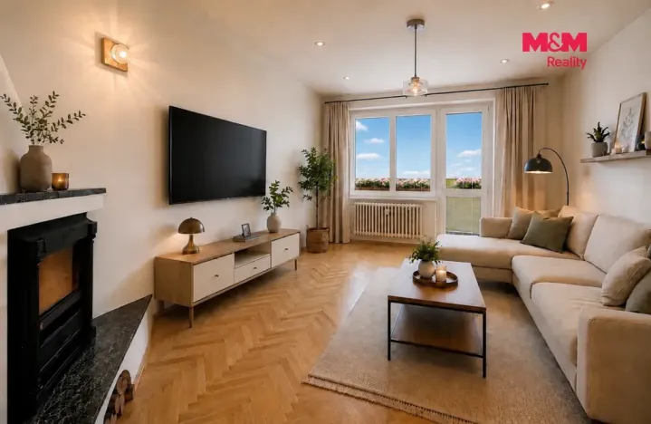 Prodej bytu 3+1, Krnov - Pod Bezručovým vrchem, Maxima Gorkého, 64 m2