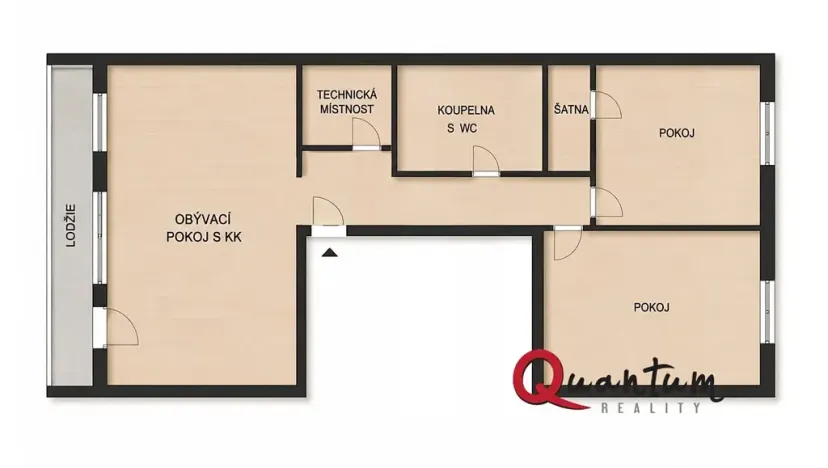 Pronájem bytu 3+kk, Praha - Žižkov, Květinková, 78 m2