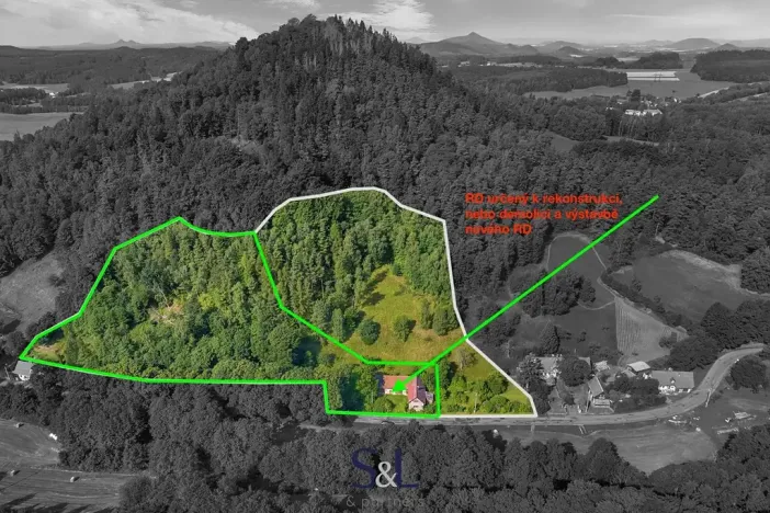 Prodej pozemku pro bydlení, Proseč pod Ještědem, 19100 m2