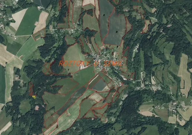 Prodej pole, Roztoky u Semil, 496 m2
