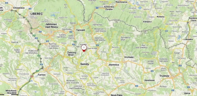 Prodej pole, Roztoky u Semil, 496 m2