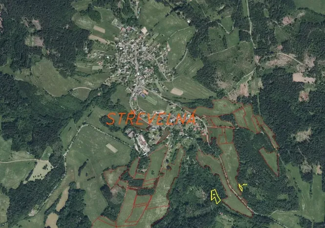 Prodej pole, Železný Brod - Střevelná, 2828 m2