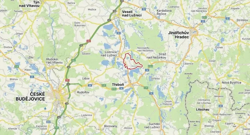 Prodej pozemku, Lužnice, 971 m2