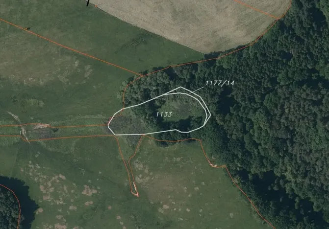 Prodej louky, Nové Hrady - Štiptoň, 4246 m2