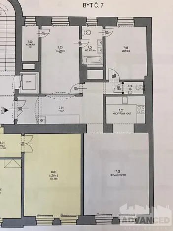 Pronájem bytu 3+kk, Praha - Vinohrady, Vinohradská, 84 m2