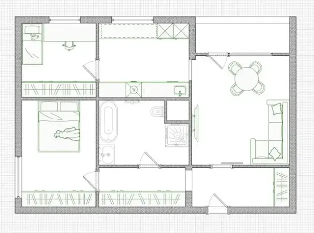 Prodej bytu 3+1, Hodonín, 65 m2