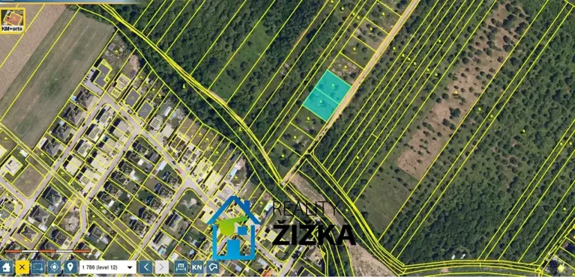 Prodej zahrady, Želešice, 1739 m2