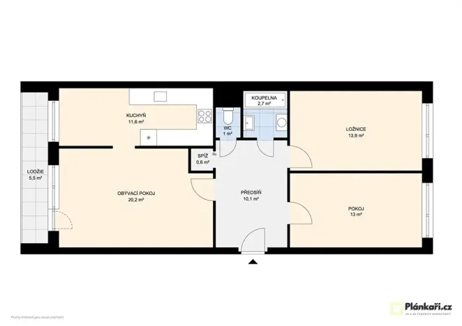 Prodej bytu 3+1, Kralupy nad Vltavou, sídl. U Cukrovaru, 73 m2