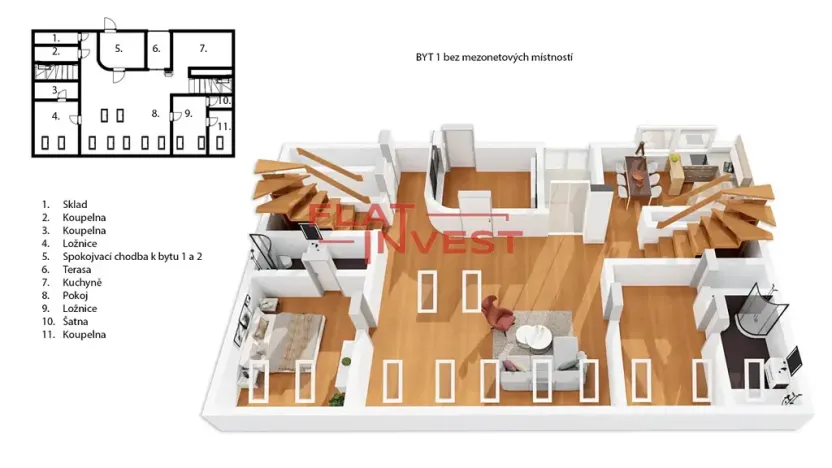 Prodej bytu 6+kk a větší, Praha - Nové Město, Řeznická, 294 m2