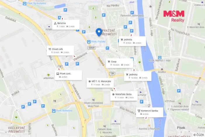 Prodej bytu 3+1, Písek - Pražské Předměstí, Na Stínadlech, 65 m2