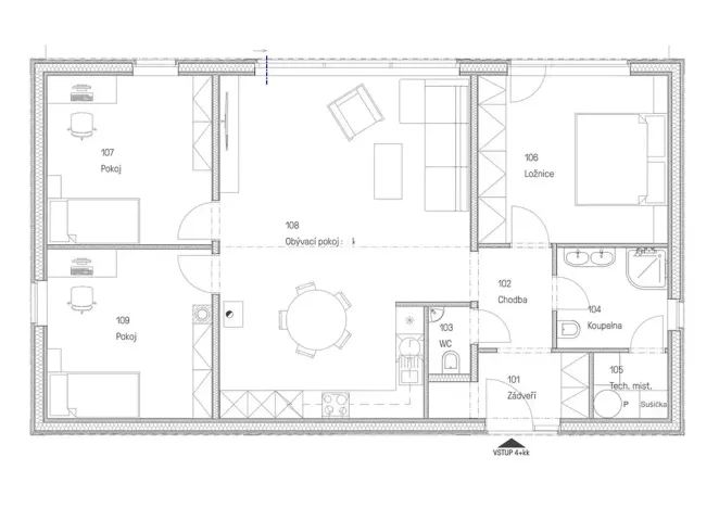 Prodej rodinného domu, Lišany, 101 m2