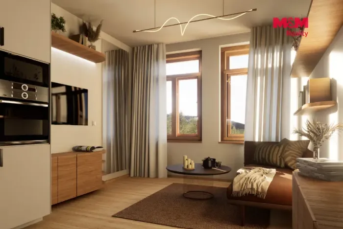 Prodej bytu 2+kk, Praha - Smíchov, Grafická, 44 m2