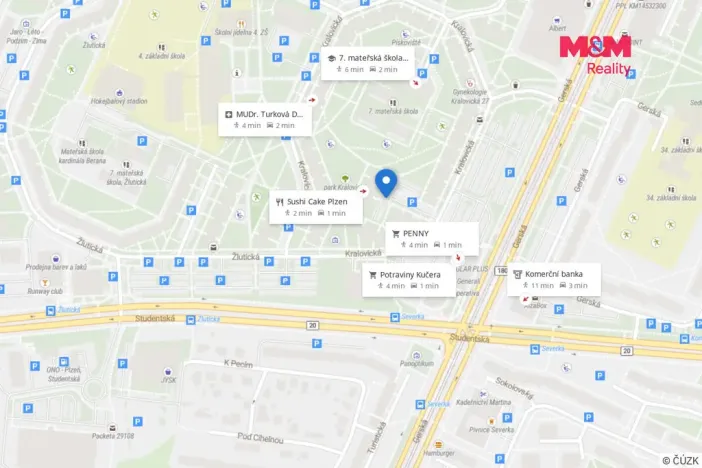 Prodej bytu 3+1, Plzeň, Kralovická, 63 m2
