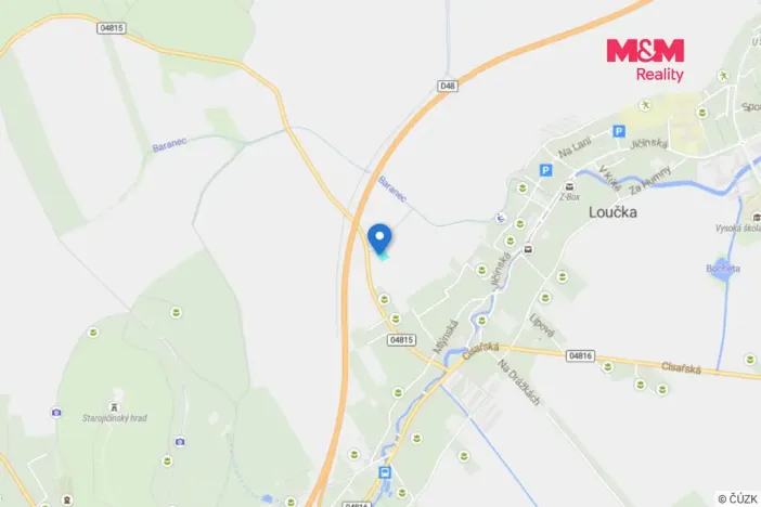 Prodej komerčního pozemku, Nový Jičín - Loučka, 2032 m2