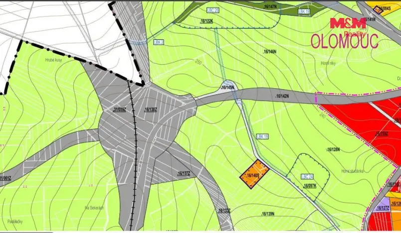 Prodej pole, Olomouc - Řepčín, 3416 m2