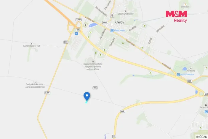 Prodej pole, Olomouc - Řepčín, 3416 m2