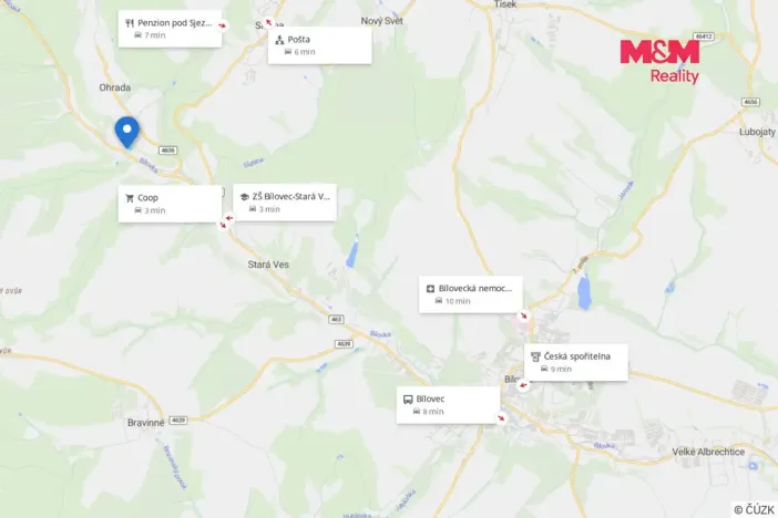 Prodej pozemku pro bydlení, Bílovec - Stará Ves, 5499 m2