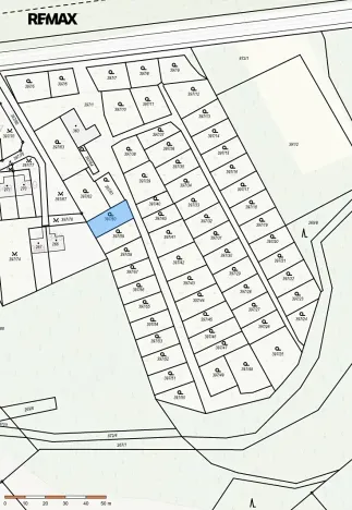 Prodej zahrady, Rybitví, 260 m2