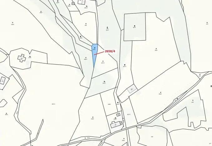 Dražba pozemku, Valašská Bystřice, 370 m2