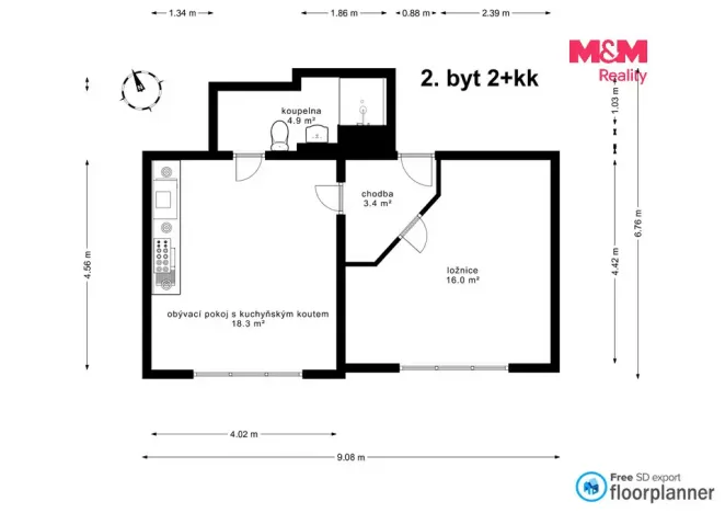 Prodej činžovního domu, Milovice, Mírová, 176 m2