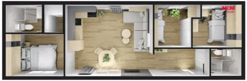 Prodej rodinného domu, Malíkov, 59 m2