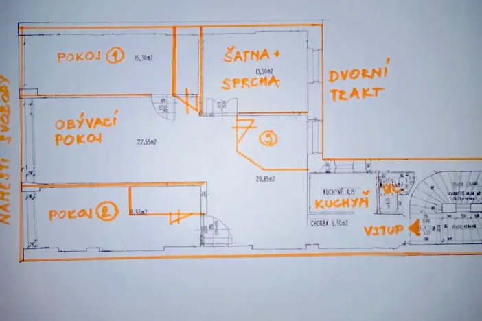 Pronájem bytu 3+1, Brno, náměstí Svobody, 98 m2