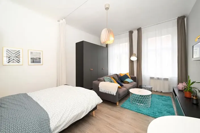 Pronájem bytu 1+1, Praha - Vršovice, Moskevská, 36 m2