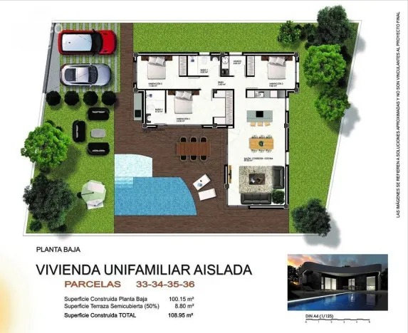 Prodej rodinného domu, Los Montesinos, Alicante, Španělsko, 108 m2