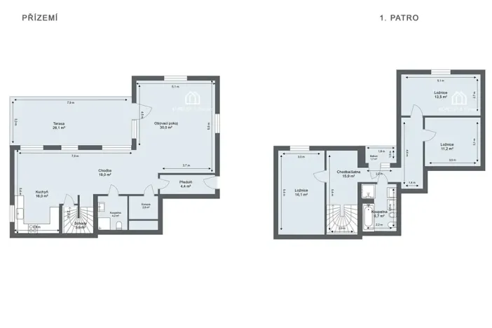 Prodej rodinného domu, Praha - Běchovice, Pplk. Nováčka, 139 m2