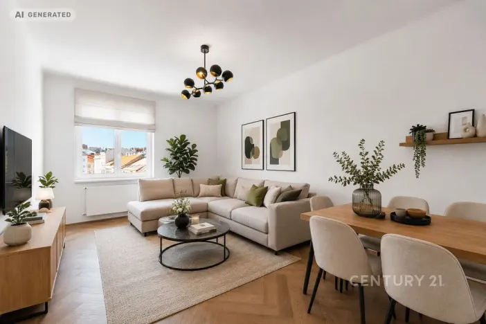Pronájem bytu 2+1, Praha - Nusle, Čestmírova, 52 m2