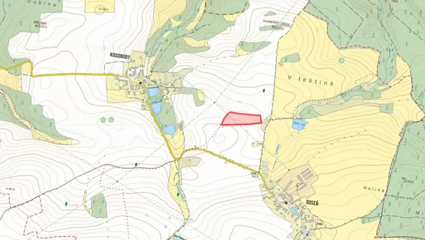 Prodej pole, Jesenice, 16113 m2