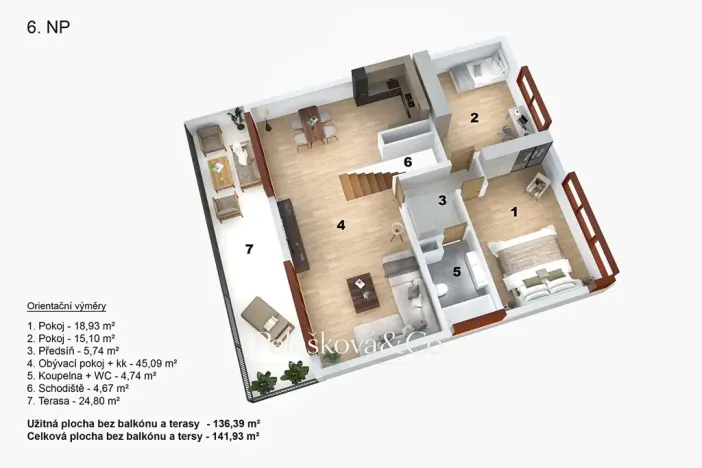 Prodej bytu 4+kk, Praha - Záběhlice, Podle náhonu, 136 m2