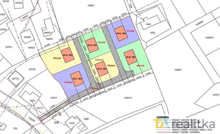 Prodej pozemku pro bydlení, Karviná, Borovského, 710 m2