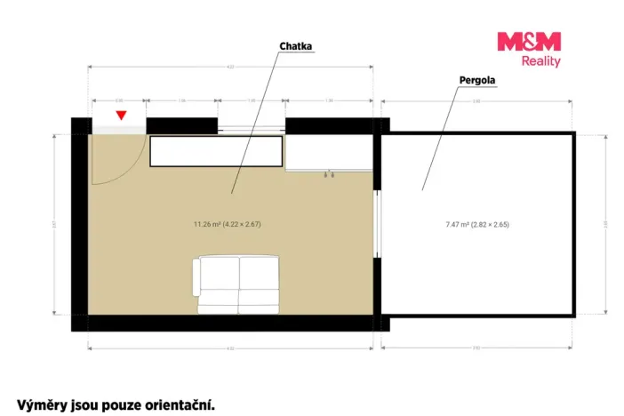Prodej chaty, Sušice - Chmelná, 12 m2