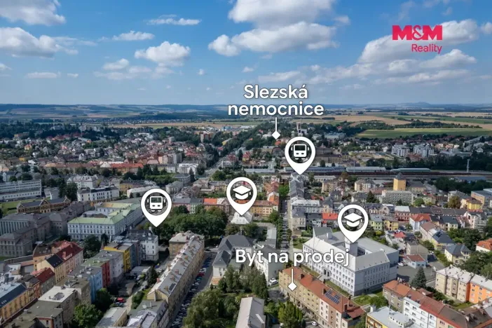 Prodej bytu 2+1, Opava - Předměstí, Hany Kvapilové, 58 m2