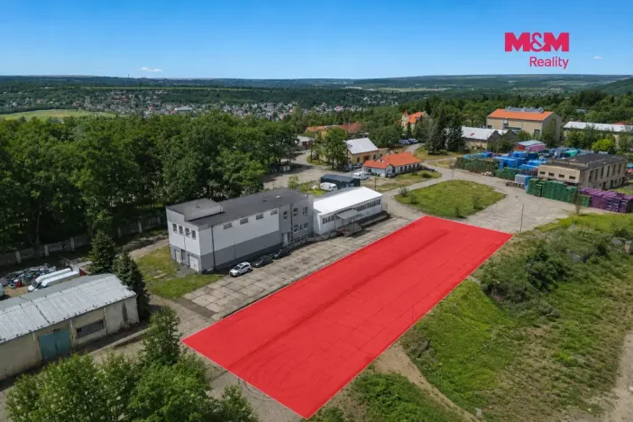 Pronájem komerčního pozemku, Libušín, Důl Max, 1000 m2
