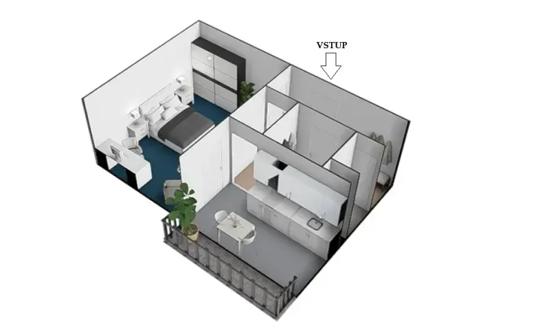Prodej bytu 1+1, Brno, Nejedlého, 38 m2